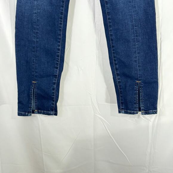 FRAME Le High Skinny Side Slit Jeans Majesty Dark Wash Size 27 - Picture 5 of 5